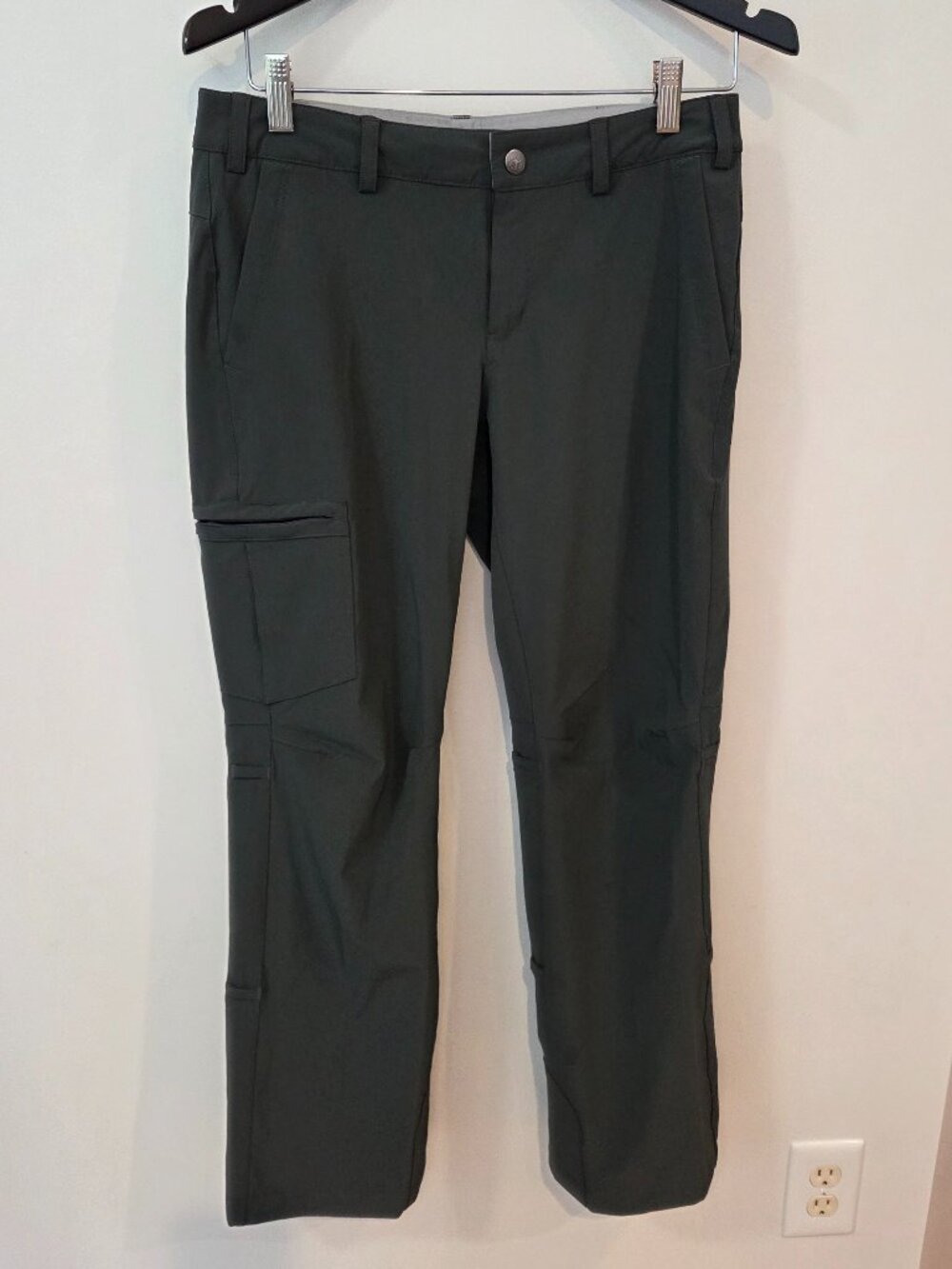 REI Gray Hiking Pants Petite 6 Roll Tab Utility Trail Pants
